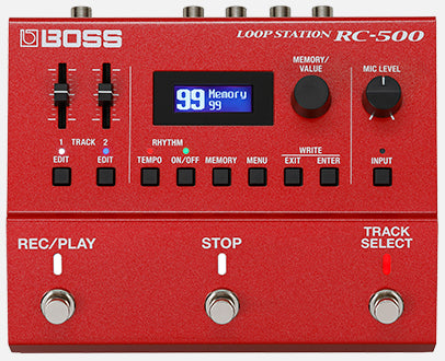 Boss RC-500 Loop Station - Professional Guitar Effects Pedal for Live Performance & Music Creation | Perfect for Musicians, Bands & Home Studios