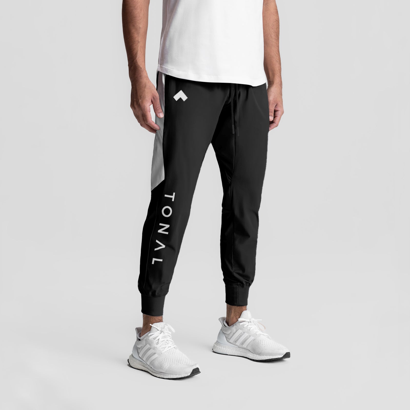ASRV x Tonal Tetra Lite® Cuffed Training Jogger Pants - Black | Lightweight Workout & Gym Joggers for Men | Perfect for Running, Yoga & Lounge Wear