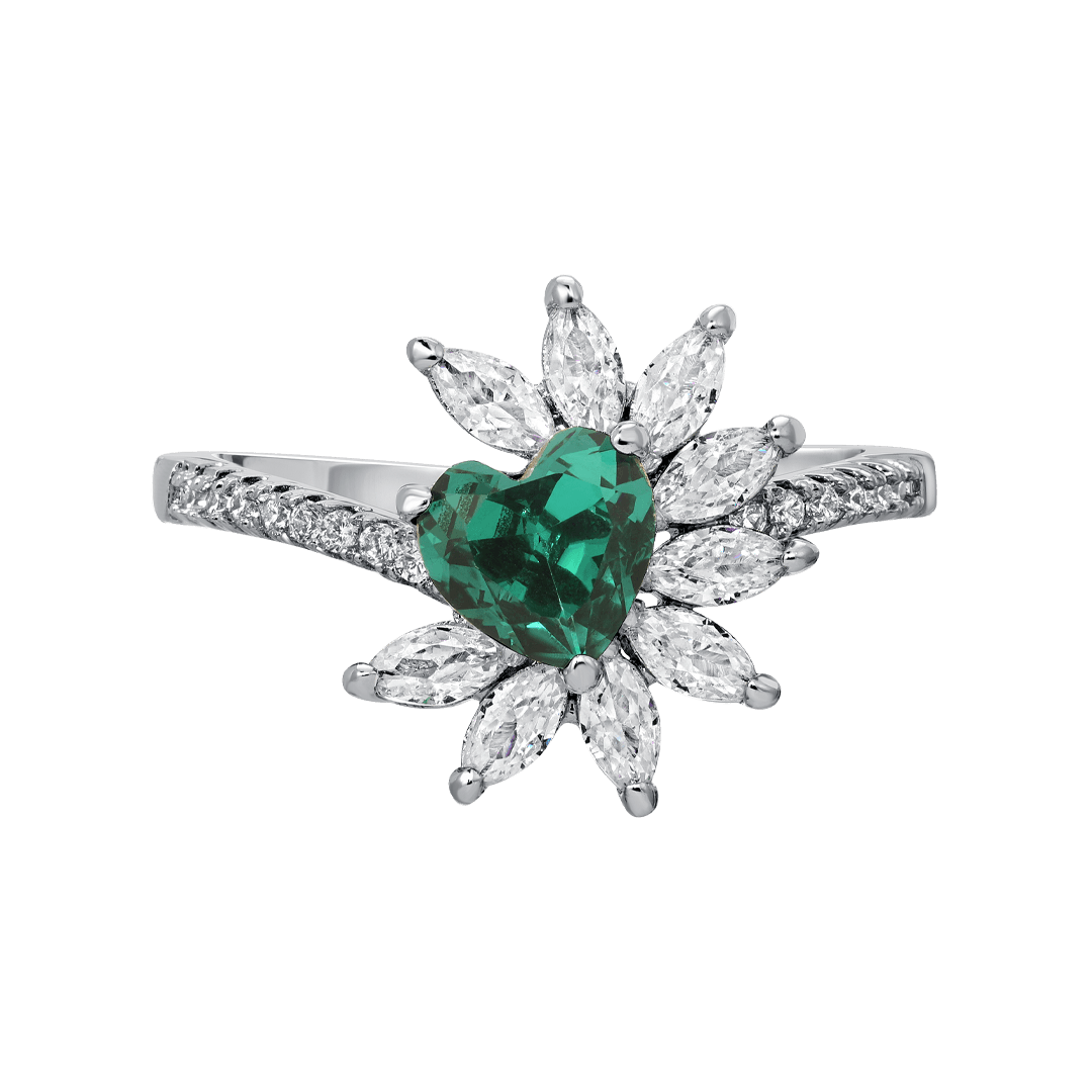 Love in Bloom Ring - Elegant Floral Engagement Ring for Women | Perfect for Proposals, Anniversaries & Romantic Occasions