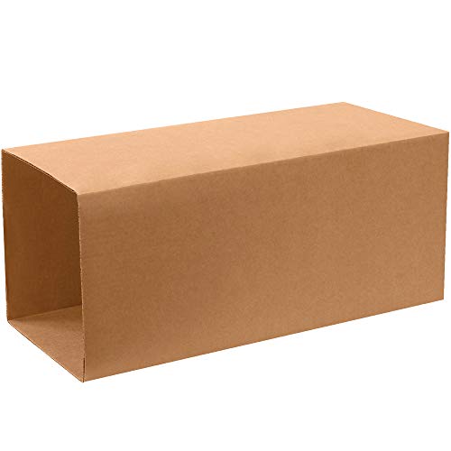 Aviditi 20x20x40 Inches Heavy Duty Telescoping Corrugated Cardboard Box - Kraft Brown Shipping Boxes for Moving, Storage & Packing (10 Pack) - Perfect for Home Relocation, Warehouse Organization & Ecommerce Shipping