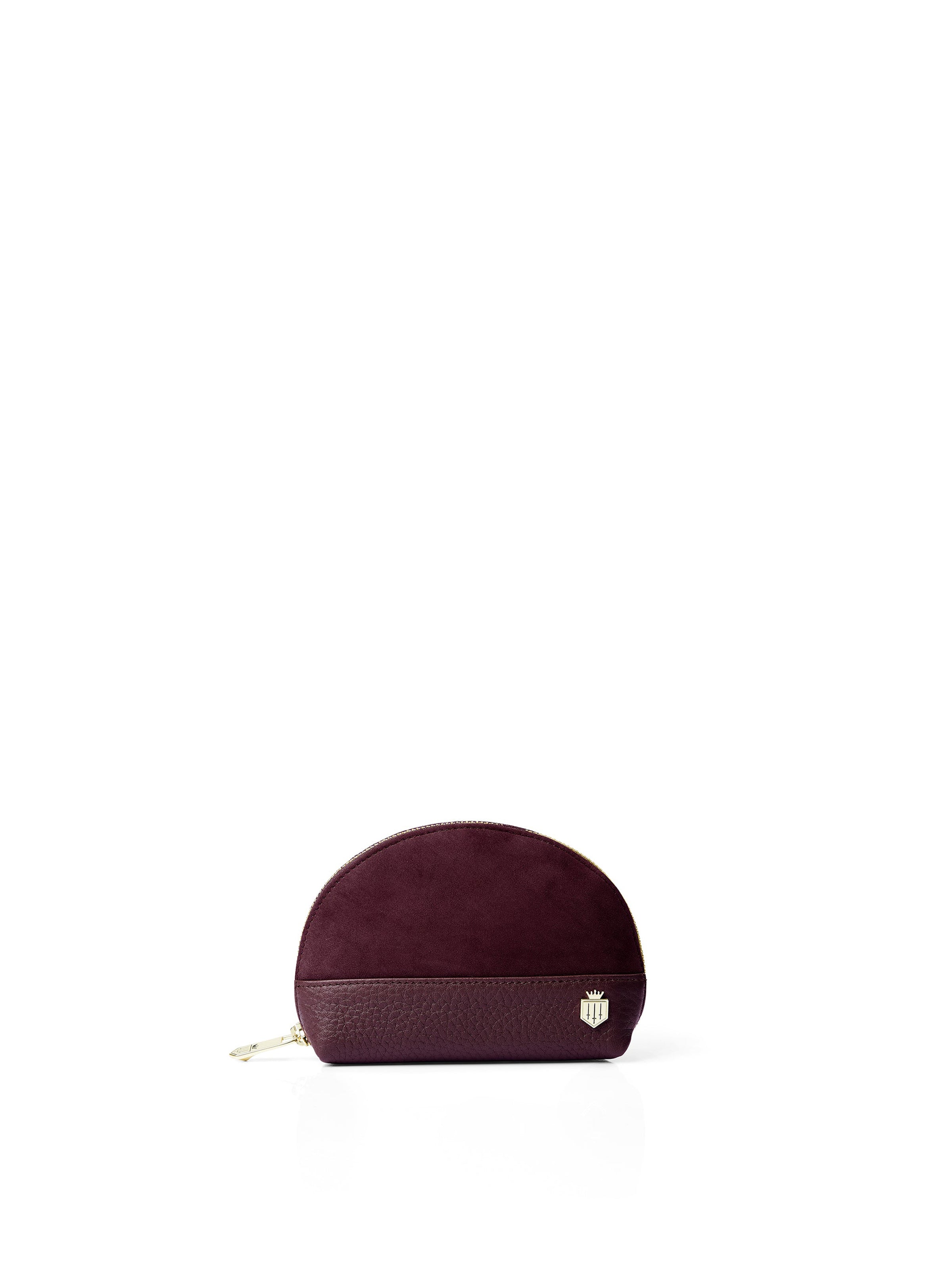 Chiltern Women's Leather Coin Purse Wallet - Elegant Plum Color for Cash, Cards & Coins | Perfect for Everyday Use, Travel & Gifting