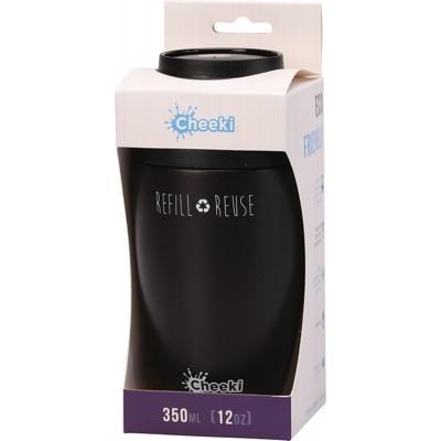 CHEEKI 350ml Ceramic Coffee Mug - Insulated Hot Chocolate Cup for Home, Office & Travel - Perfect for Coffee, Tea & Hot Drinks
