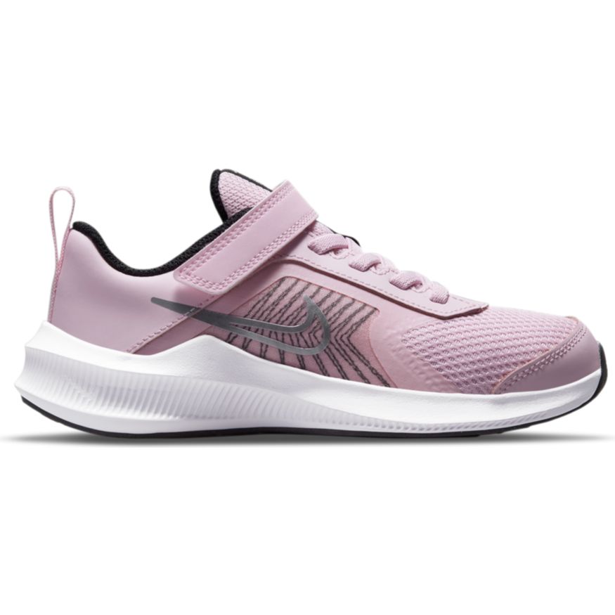 Nike Downshifter 11 Kids' Running Shoes - Pink Foam/Metallic Silver | Lightweight & Comfortable for Boys & Girls | Perfect for School, Sports & Daily Activities