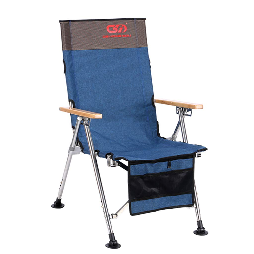 Milisome Portable Fishing Bed Chair - Heavy Duty Adjustable Folding Camping Chair with Backrest - Ideal for Outdoor Fishing, Camping, Hiking and Beach Relaxation
