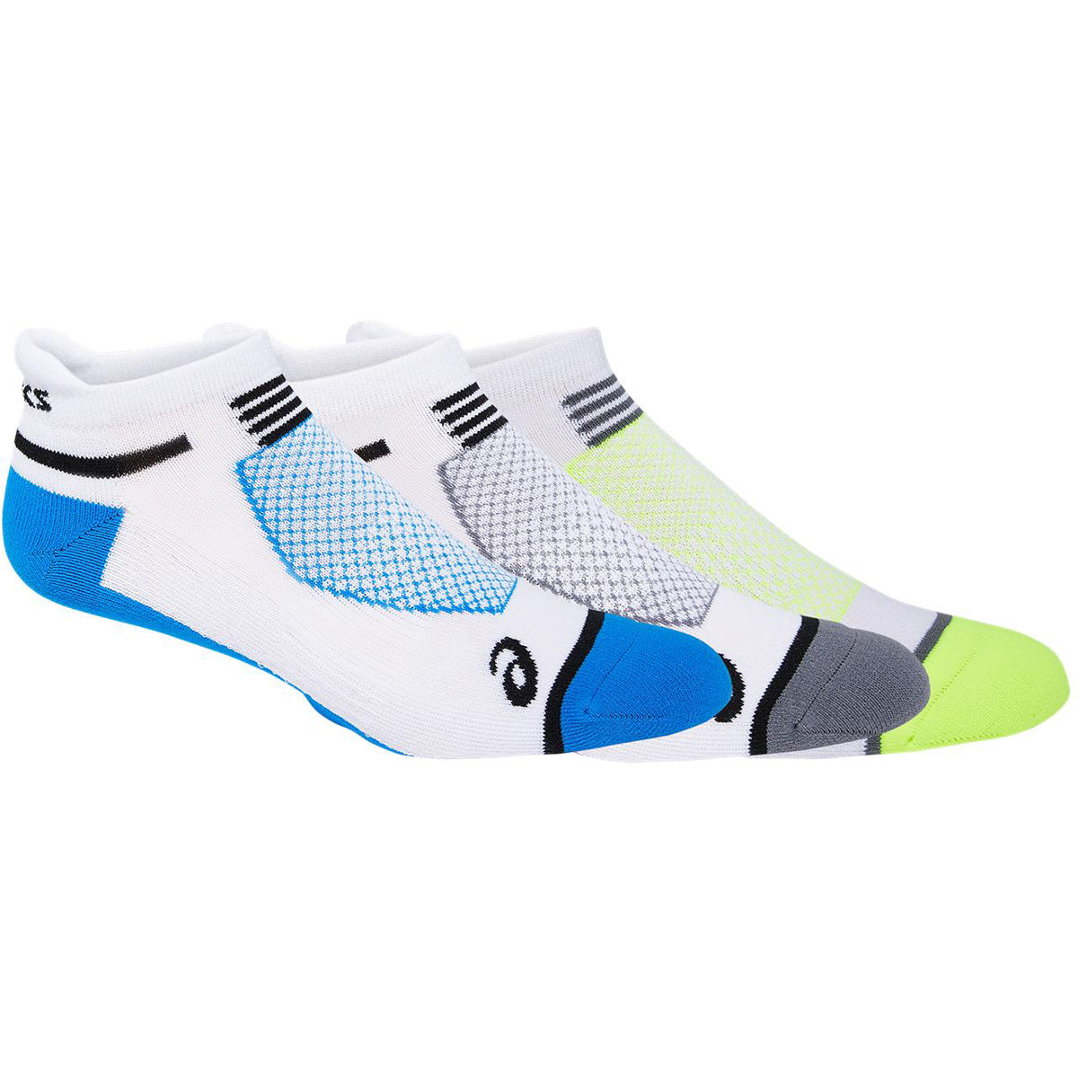 ASICS Intensity Single Tab 2.0 Athletic Socks 3-Pack - Brilliant White - Performance Running Socks for Men & Women - Ideal for Sports, Gym Workouts & Daily Wear