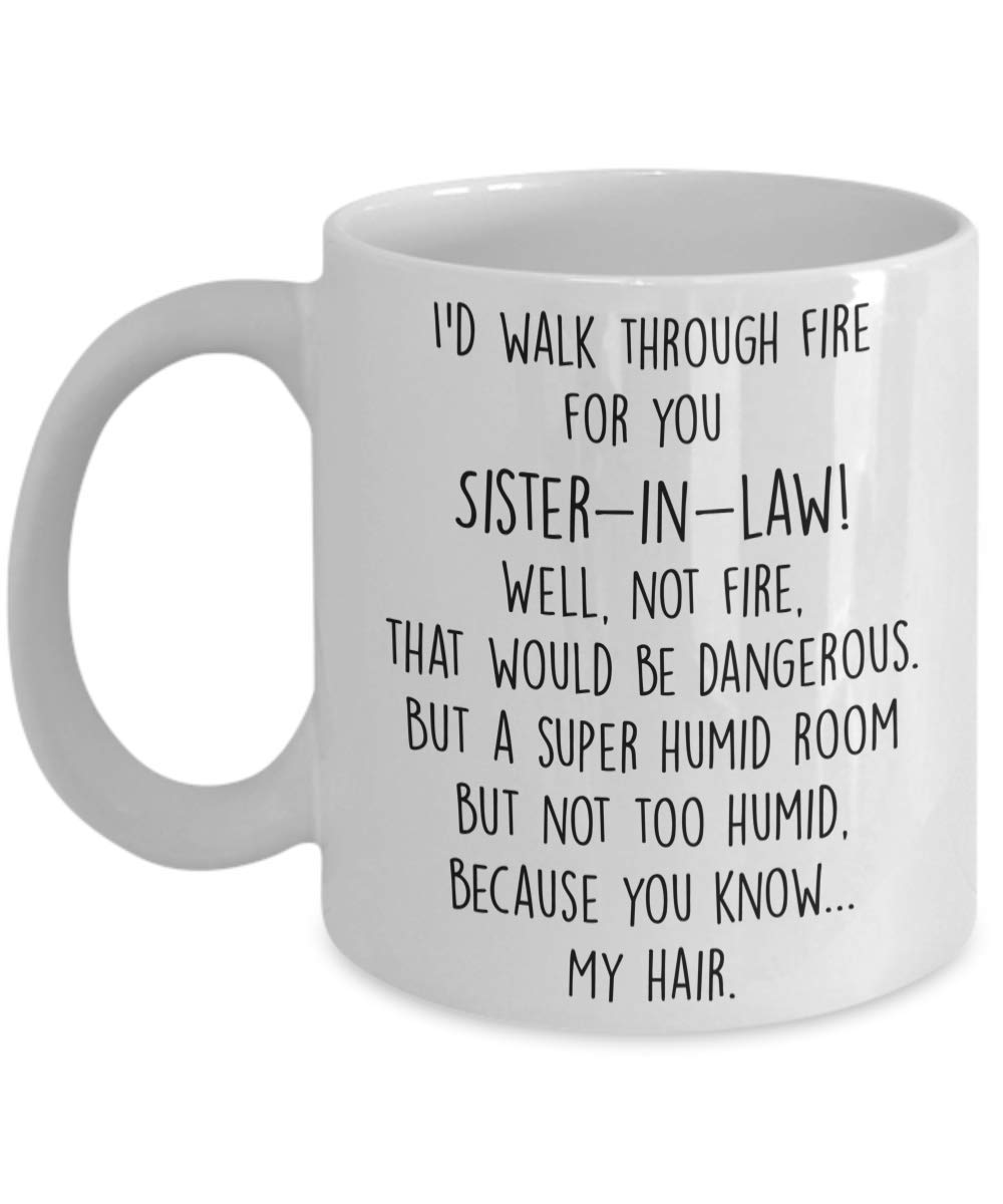 Funny Sister-in-Law Coffee Mug - Best Gift Idea for Birthday, Christmas & Special Occasions - Perfect for Sister-in-Law Appreciation, Family Gatherings & Coffee Lovers