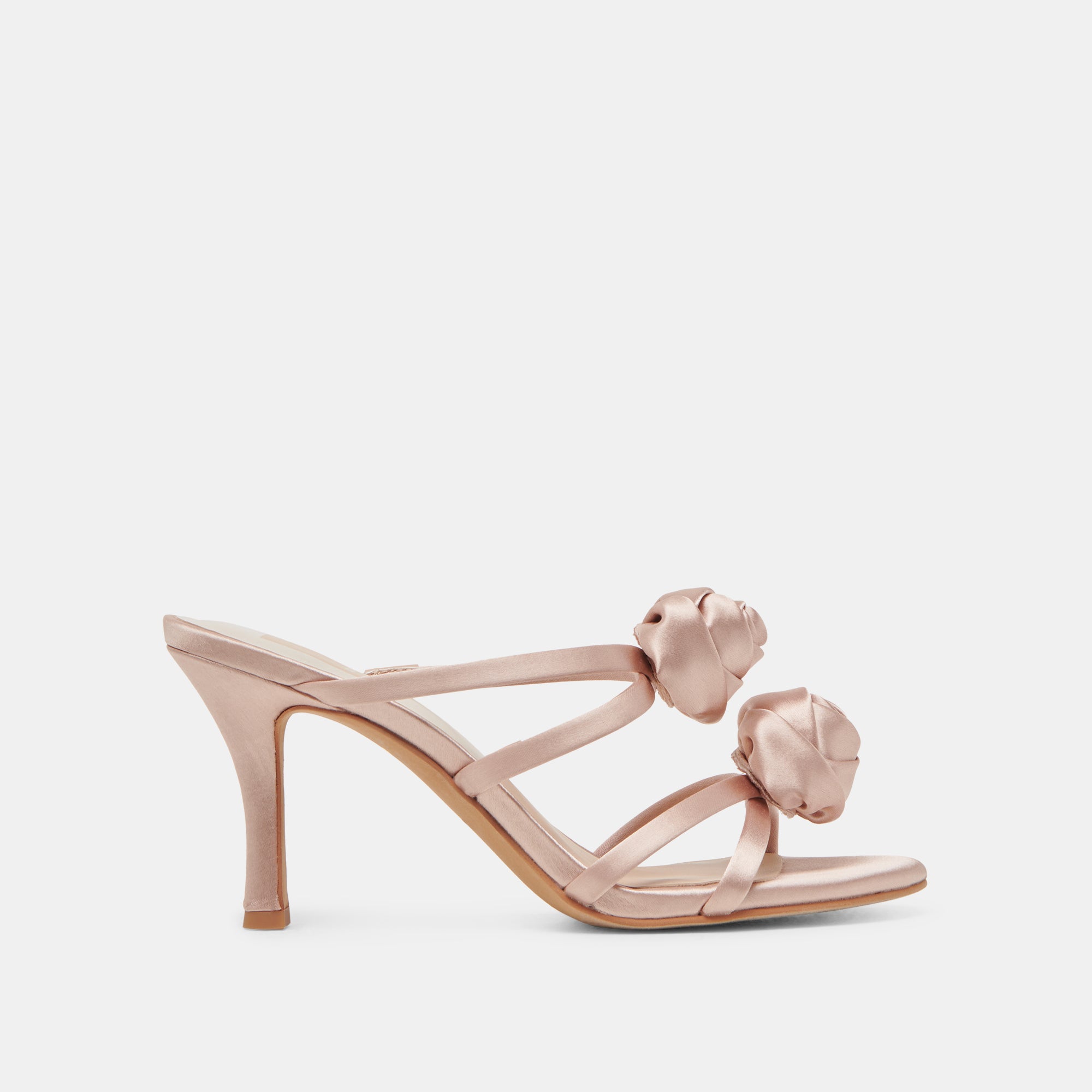 LINZY Women's High Heels - Blush Satin Pumps for Party, Wedding & Evening Wear - Comfortable Dress Shoes for Women