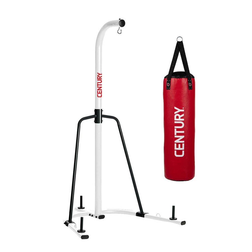 Century 70 lb Heavy Duty Punching Bag with Stand - Professional Boxing Training Equipment for Home Gym, MMA, Kickboxing & Fitness Workouts
