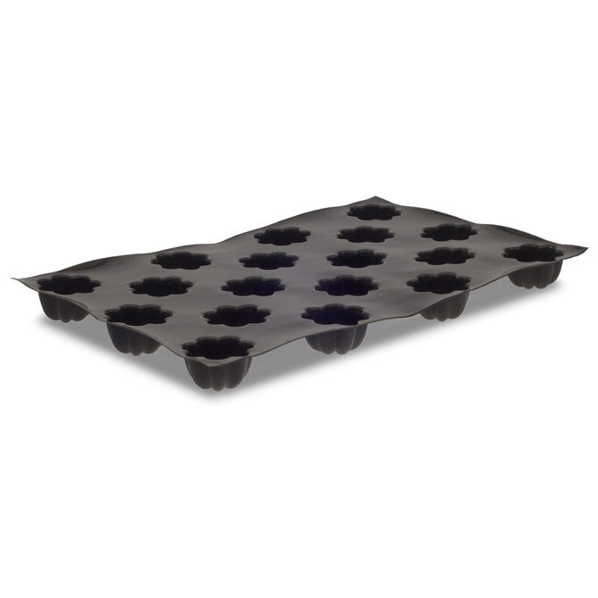 Flexipan Charlottes 18 Forms Silicone Baking Molds - Non-Stick, Reusable for Cakes, Pastries, Chocolate & Desserts - Perfect for Home Baking, Party Treats & Holiday Cooking