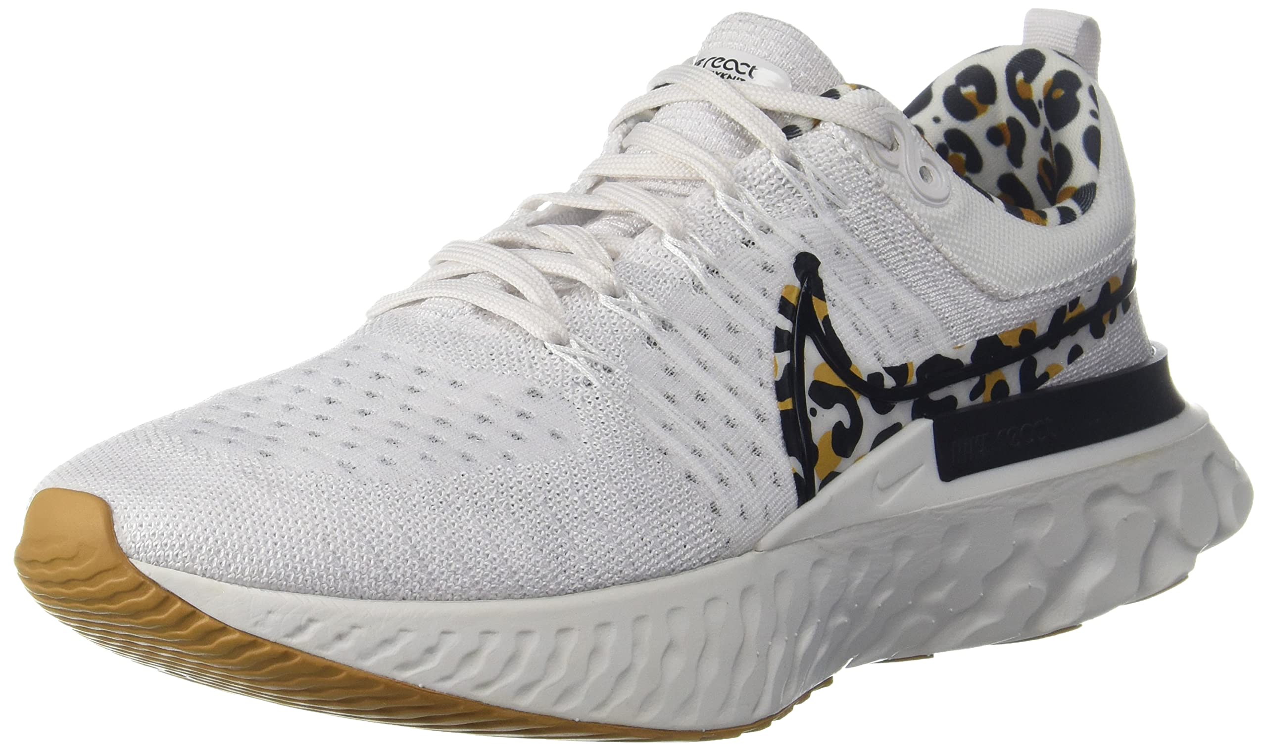 Nike React Infinity Run FK 2 CP Men's Running Shoes Size 8 - Platinum Tint/Black-Wheat | Lightweight Cushioned Sneakers for Long-Distance Running & Gym Workouts