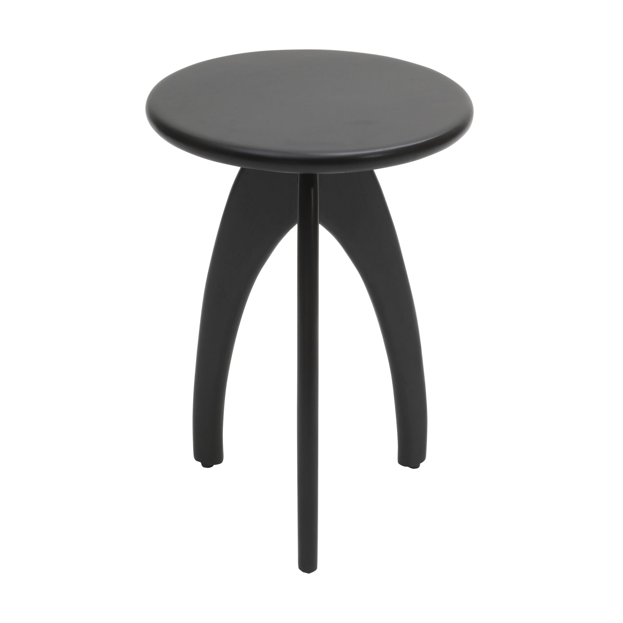 Modern Black Aero Accent Table - Stylish Side Table for Living Room, Bedroom & Office Decor - Perfect for Coffee, Books & Display