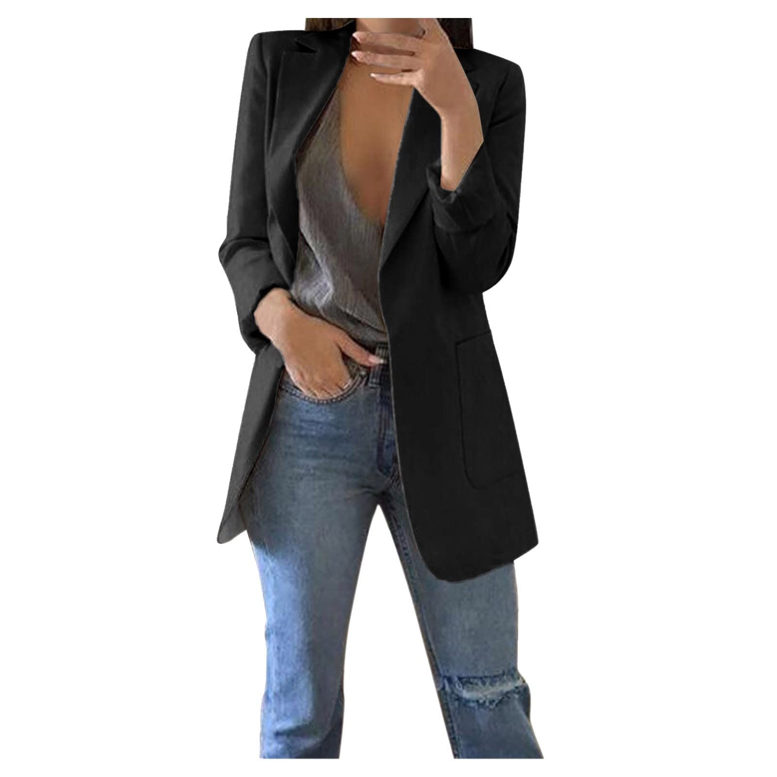 Women's Slim Fit Blazer Jacket for Office & Casual Wear