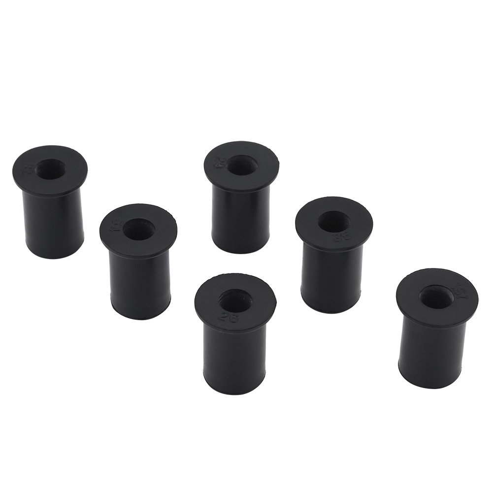 **FASJ 6-Piece Kayak Mounting Hardware Kit - Durable M6 Well Nuts & Rubber Well Nuts for Motorcycles, Kayaks & Marine Applications - Perfect for Secure Watercraft and Bike Accessory Installation**
