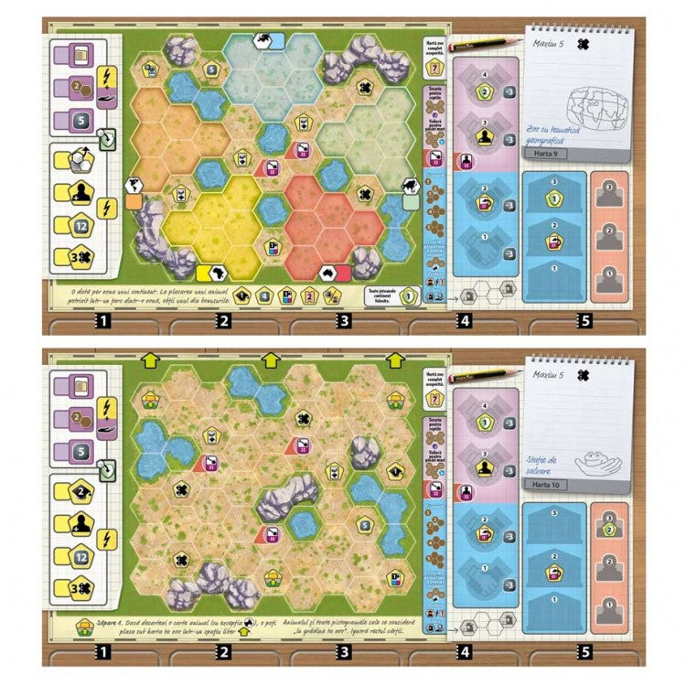 Ark Nova Zoo Map Pack Expansion 1 - Board Game Expansion for Strategy Gamers | Perfect for Game Nights & Zoo Building Adventures