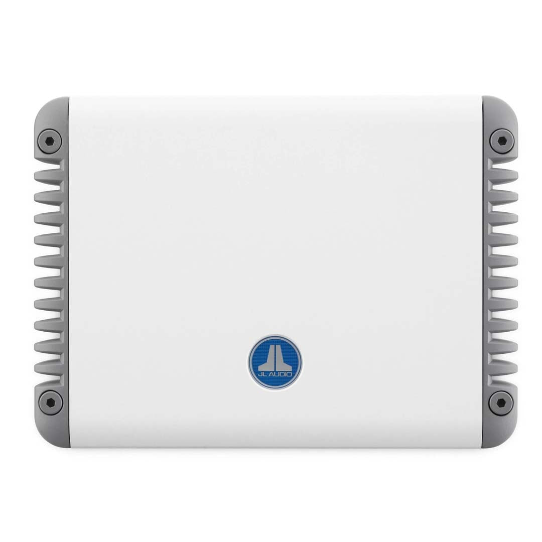 JL Audio MHD600/4 M Series 4-Channel Class D Marine Amplifier - 600W Full Range Power for Boats, Yachts & Watercraft - Perfect for Marine Audio Systems & Outdoor Entertainment