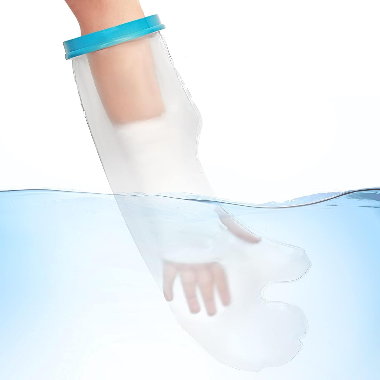 Waterproof Arm Cast Cover for Shower & Swimming - Reusable Watertight Cast Protector for Broken Hand, Wrist or Finger - Comfortable Adult Short Arm Cast Sleeve for Daily Use & Outdoor Activities