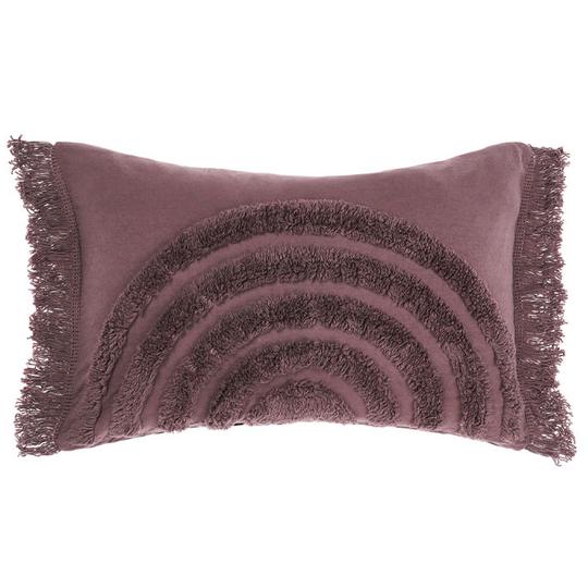 Linen House Daybreak Grape Cushion 40 x 60cm - Soft Linen Throw Pillow Cover for Sofa, Bed, Living Room Decor - Home & Office Comfort Accessory