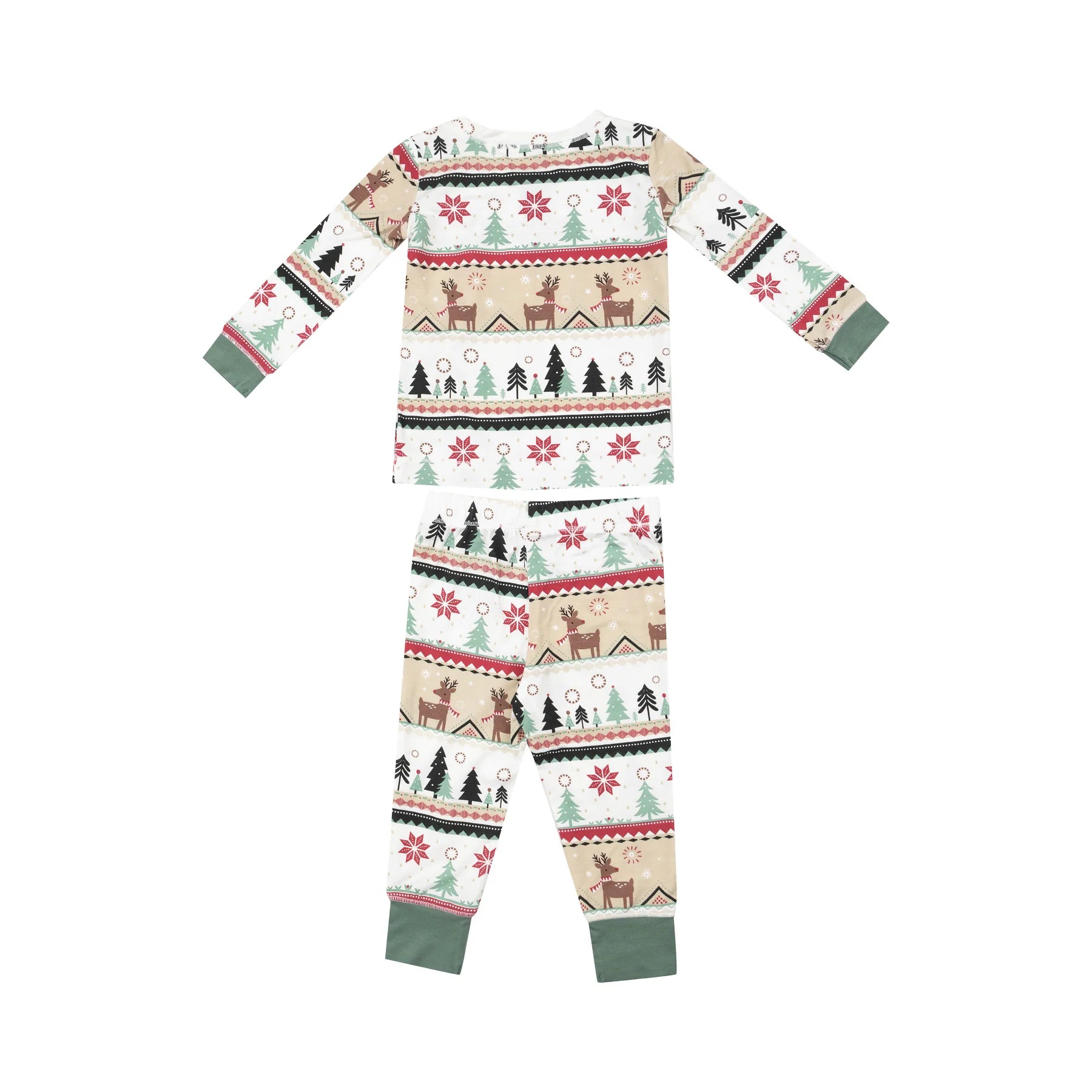 Cozy Reindeer Fair Isle Loungewear Set for Women - Christmas Pajamas & Holiday Sleepwear - Perfect for Winter Nights, Family Gatherings & Festive Comfort