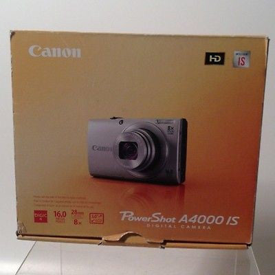 Canon PowerShot A4000 IS 16MP Digital Camera with Image Stabilization - Blue (Brand New) - Perfect for Travel, Vlogging & Everyday Photography