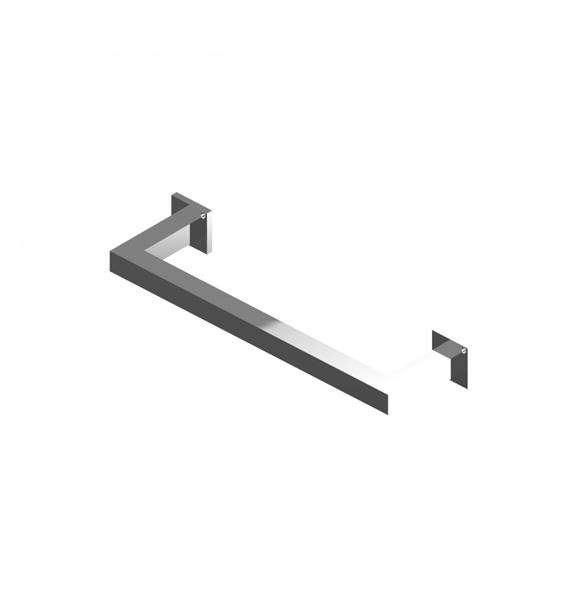 Sterlingham Wolverley Single Rail Hardwired Towel Warmer - 1 1/4 Inch Tube, 24 Inches Long - Perfect for Bathroom, Spa & Luxury Home Heating
