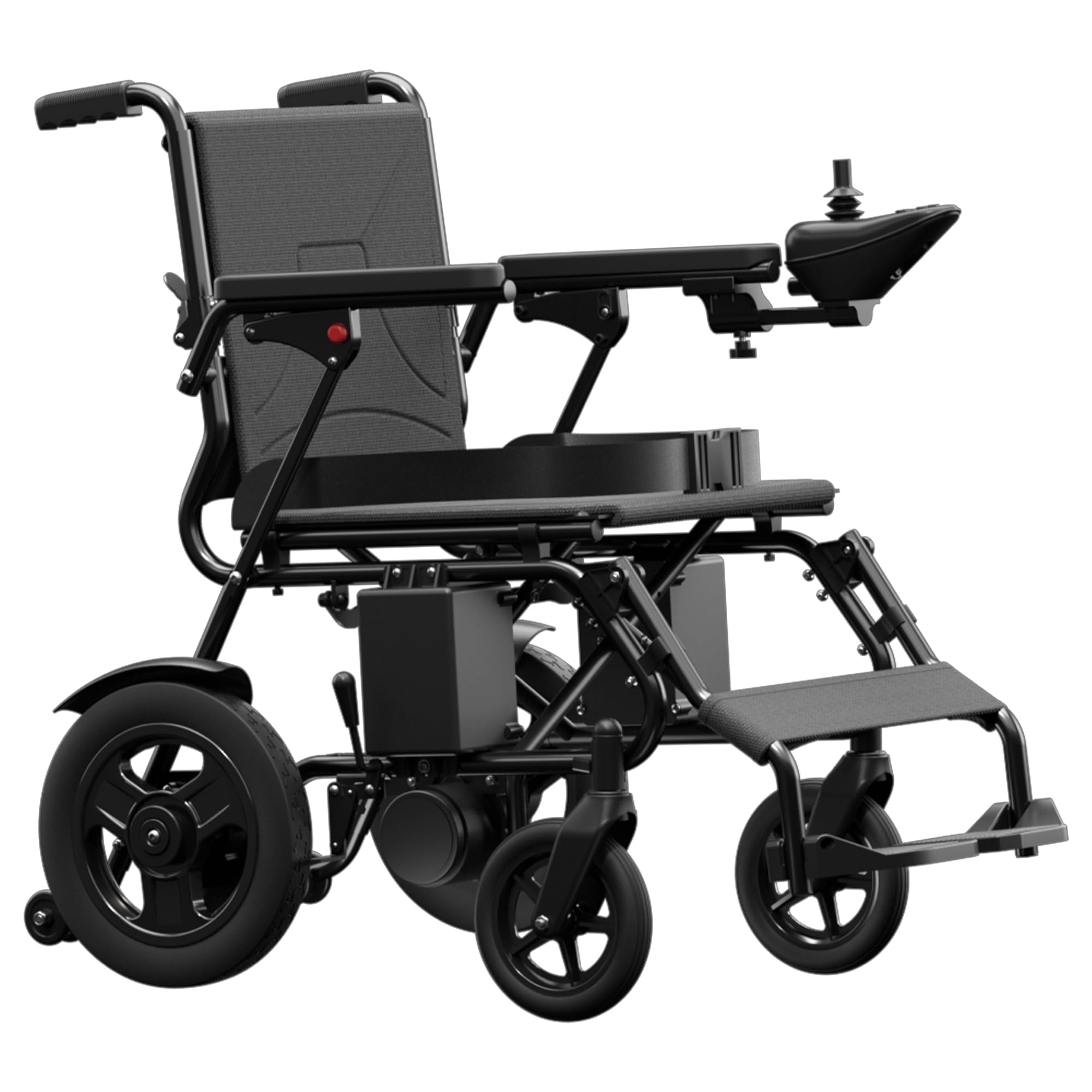 Foldable Electric Wheelchair for Adults & Seniors - Lightweight Motorized Wheelchair with Powerful Motor, Long Range Battery & All-Terrain Wheels - Ideal for Indoor Use, Outdoor Adventures & Daily Mobility Assistance