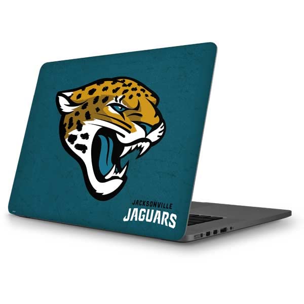 Officially Licensed NFL Jacksonville Jaguars Laptop Skin for MacBook Pro 13 (2013-2015 Retina Display) - Durable Vinyl Decal Sticker | Perfect for Work, School & Travel