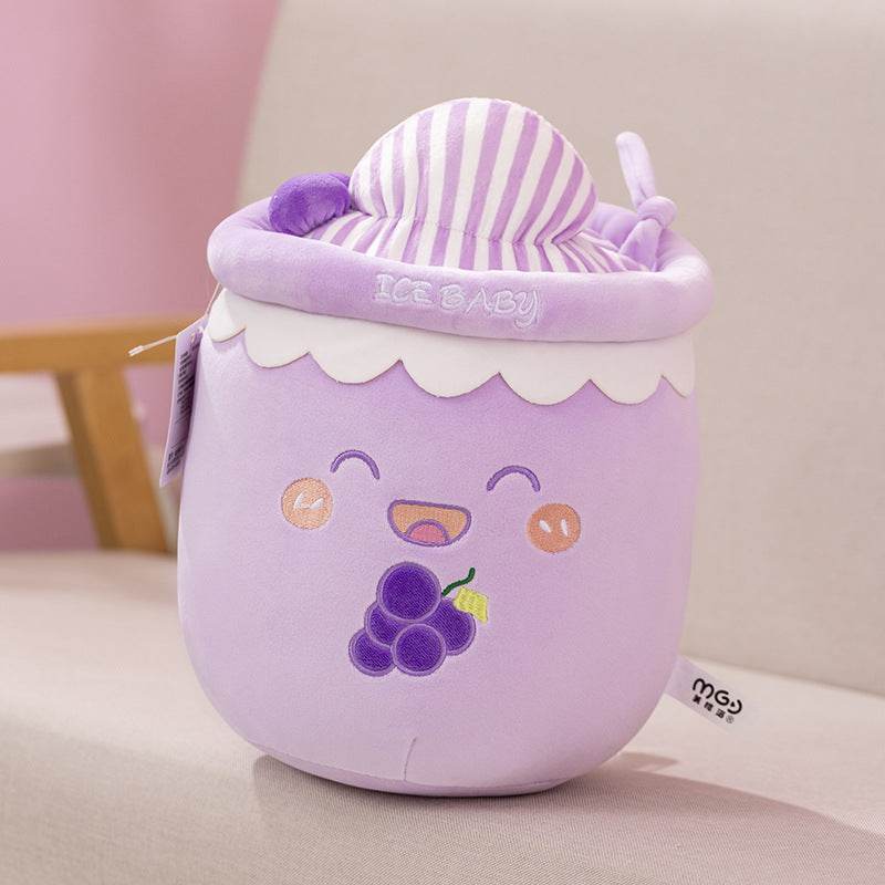 Cute Boba Milk Tea Plush Toy - Soft & Huggable Bubble Tea Stuffed Animal for Kids & Adults - Perfect for Home Decor, Gifts, and Kawaii Aesthetic Lovers