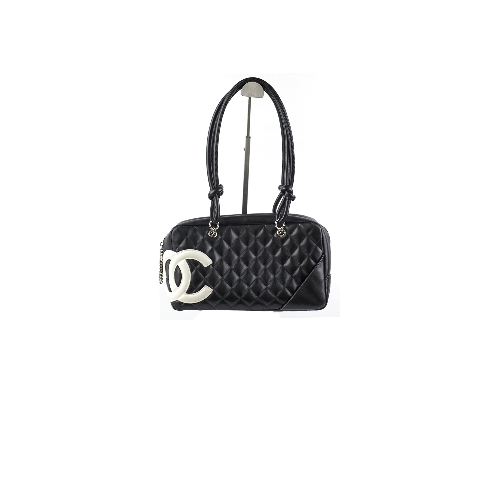 Chanel Cambon Quilted Leather Bowling Bag in Black - Luxury Handbag for Women, Perfect for Work, Travel & Evening Events