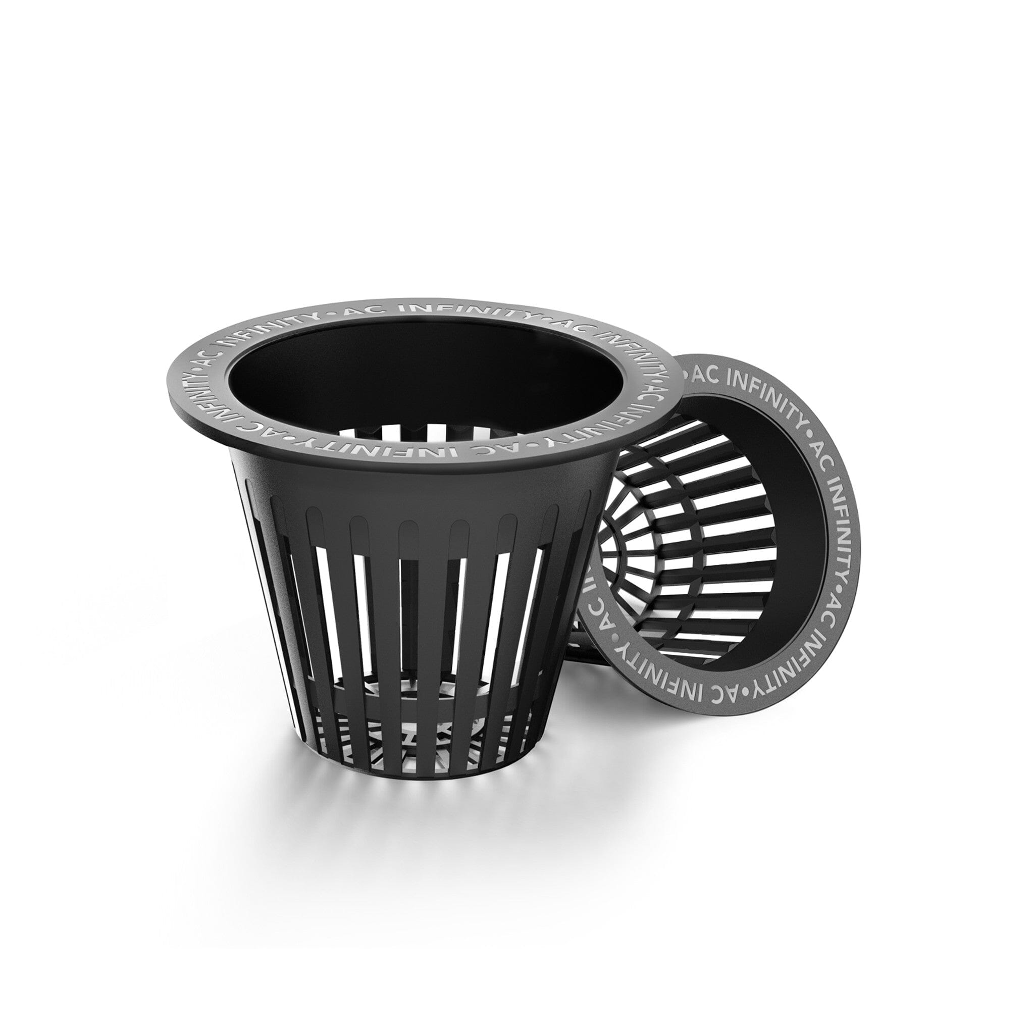 4 Inch Mesh Net Cups - 25 Pack Slotted Pots with Wide Lips for Hydroponics, Seed Starting, and Indoor Gardening