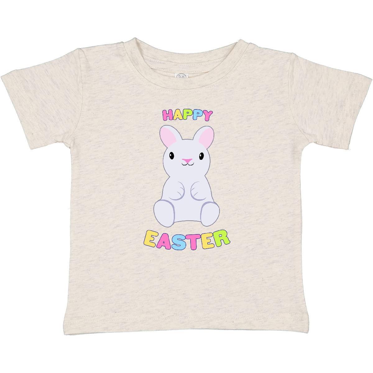 Inktastic Happy Easter Bunny Baby T-Shirt - Cute Easter Outfit for Infants & Toddlers - Perfect for Easter Egg Hunts, Family Photos & Spring Celebrations