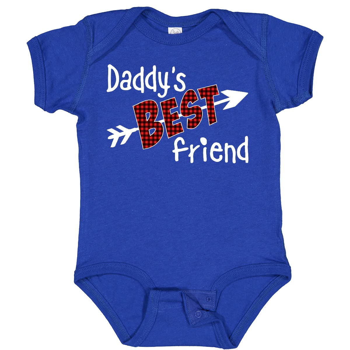 Inktastic Daddy's Best Friend Arrow & Plaid Letters Baby Bodysuit - Perfect for Family Gatherings & Photo Shoots