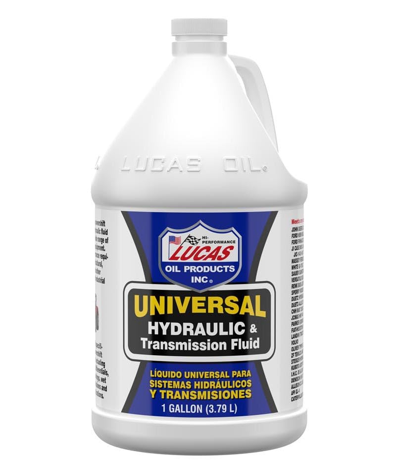 Lucas Oil 10017 Premium Hydraulic Fluid - 1 Gallon, High-Performance Hydraulic Oil for Heavy Equipment, Tractors, and Industrial Machinery | Ideal for Construction, Farming, and Manufacturing Applications