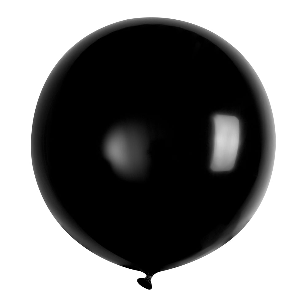 Balloonify Black Latex Balloons - 36 Inch Large Party Balloons (Pack of 10) for Birthday Decorations, Wedding Centerpieces & Halloween Party Supplies