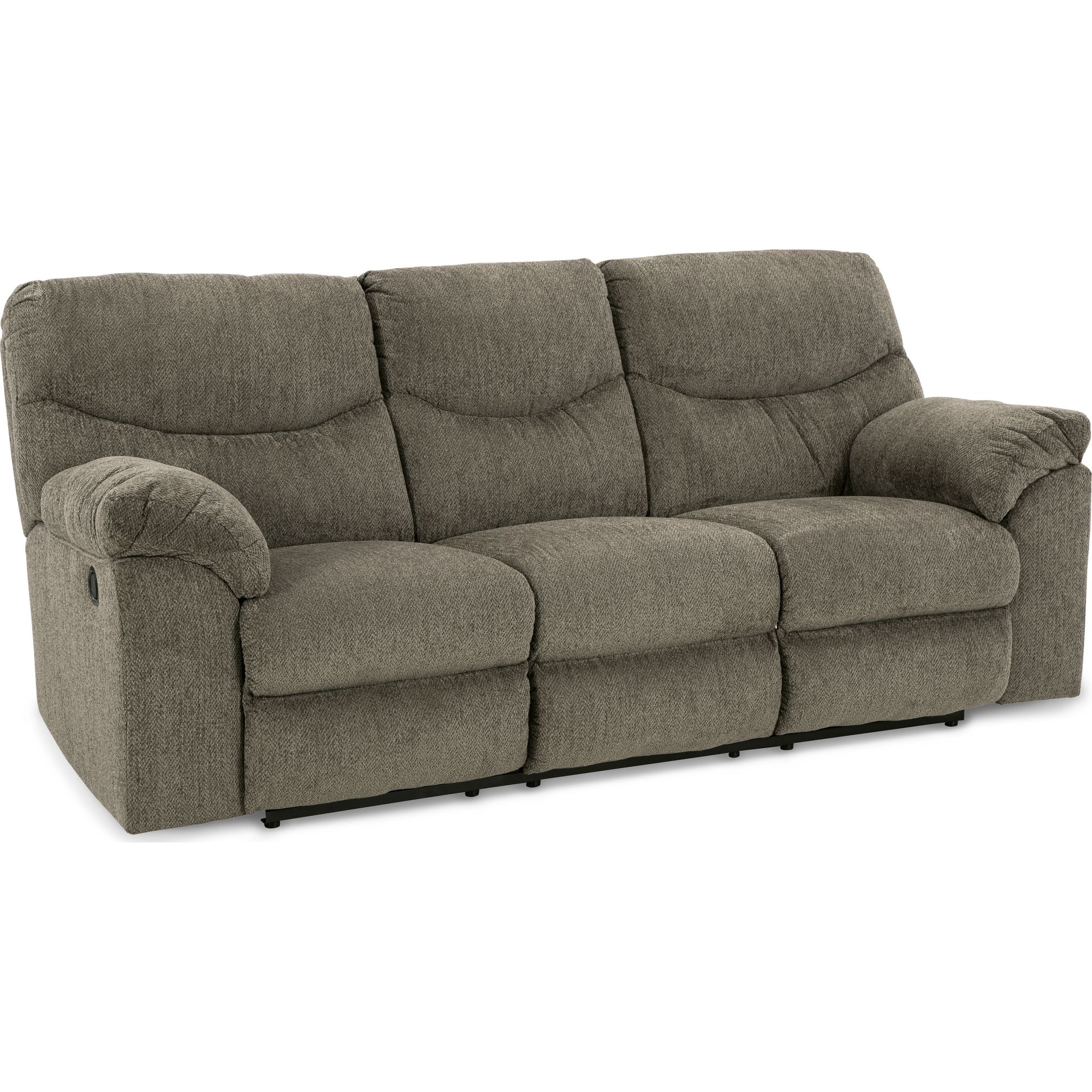 Alphons Reclining Sofa in Putty Color - Modern Comfortable Sectional Couch for Living Room, Family Room & Home Theater