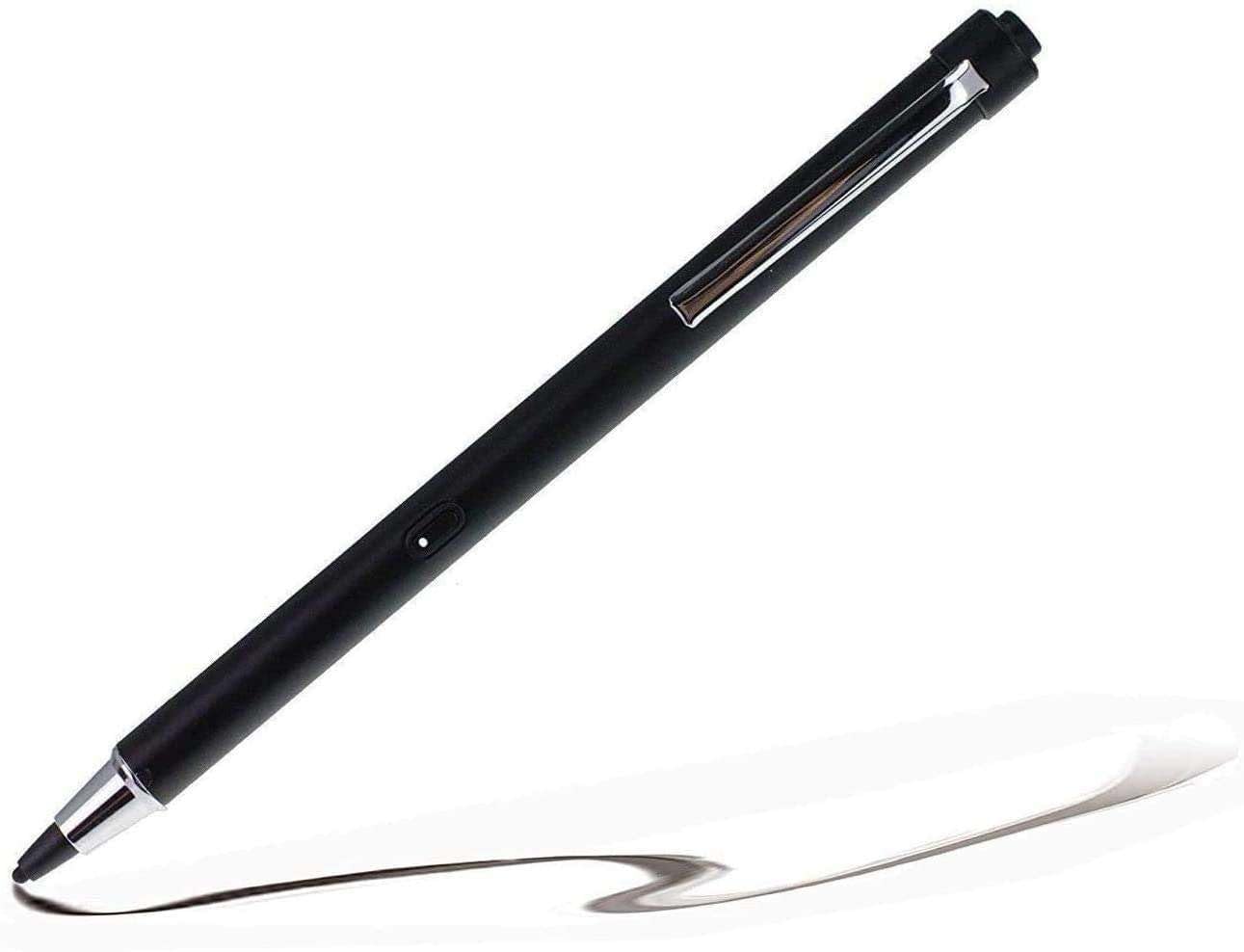 Premium Black Rechargeable Fine Point Digital Stylus Pen for Razer Edge Pro - Ultra-Precise Pressure Sensitivity for Drawing, Note-Taking & Gaming