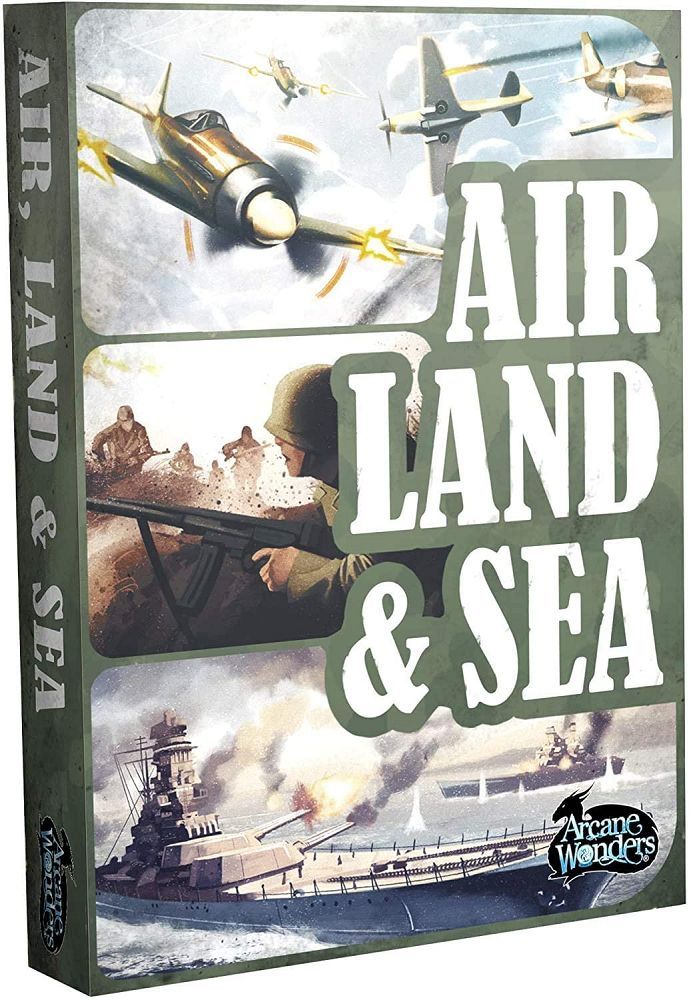 Air, Land & Sea Revised Edition - Strategic Board Game for Adults & Families | Perfect for Game Nights, Travel & Party Entertainment