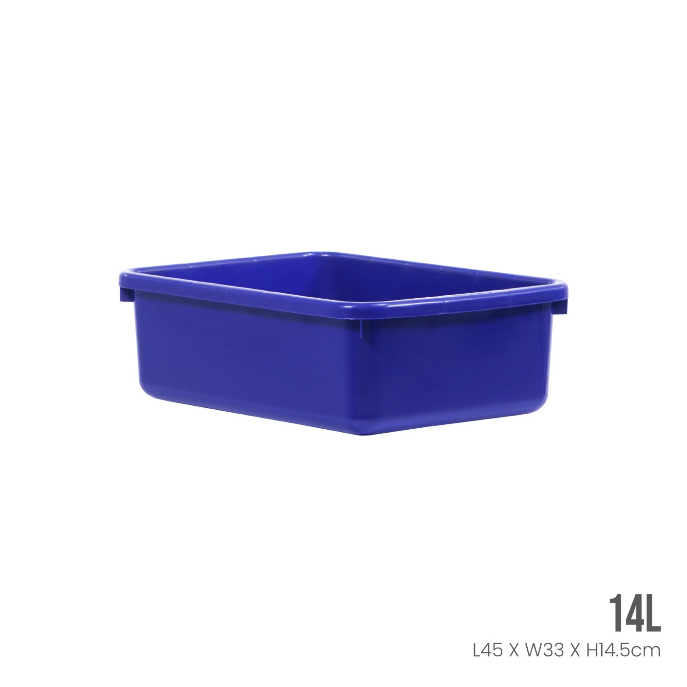 Industrial Plastic Storage Container (ID3904) - Heavy Duty Stackable Bins for Warehouse, Garage & Home Organization