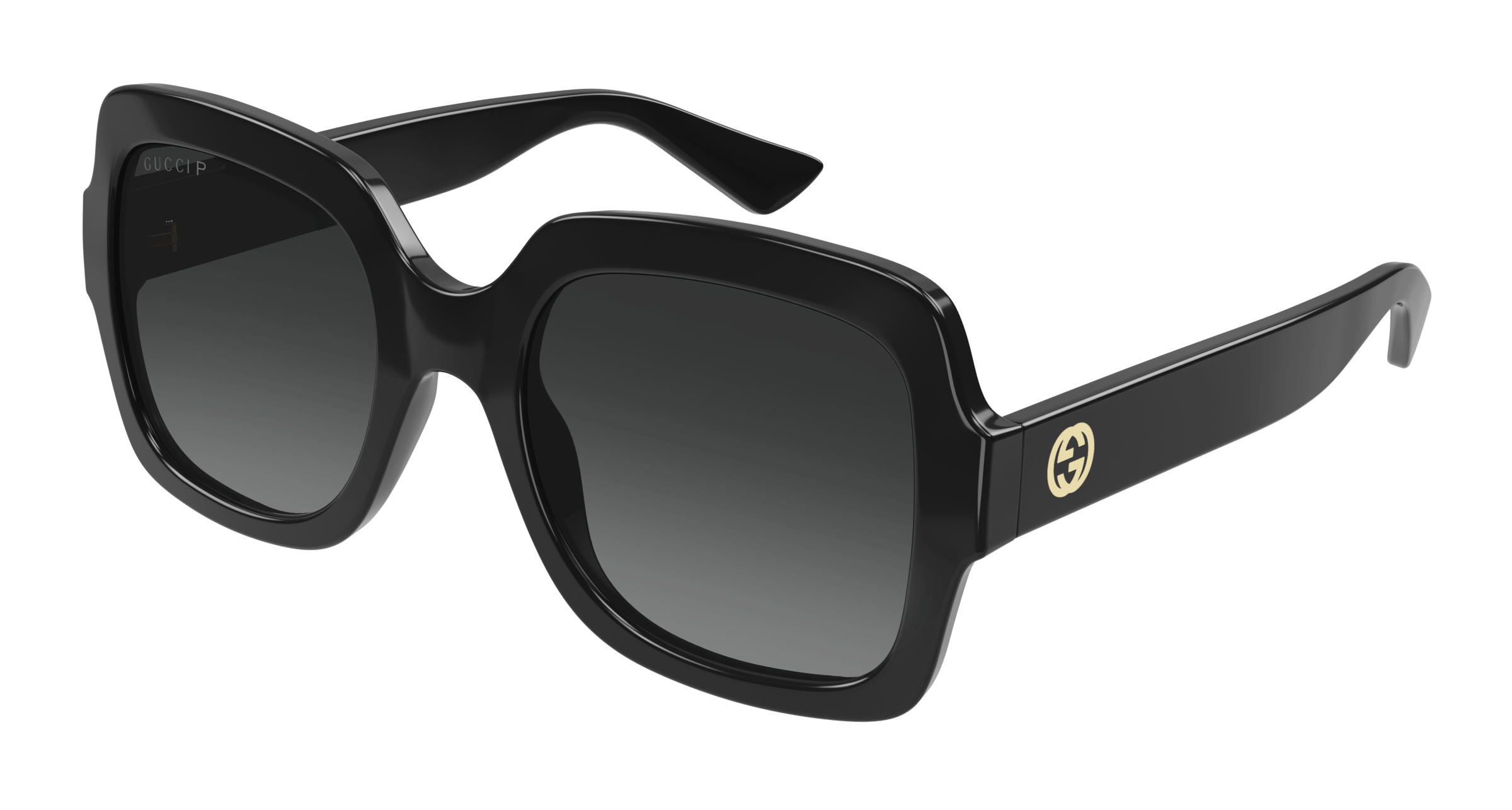 Gucci GG1337S Polarized Black Square Sunglasses for Women & Men - UV Protection Luxury Designer Shades for Driving, Beach & Outdoor Fashion
