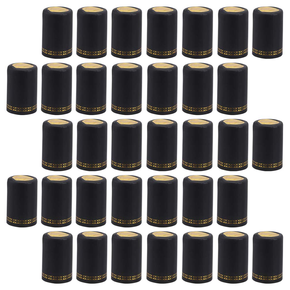 200pcs Red Wine Bottle Heat Shrink Caps - Premium Wine Cellar Capsules, Bar Bottle Covers & Decor - Perfect for Wine Storage, Gifts & Professional Wine Presentation