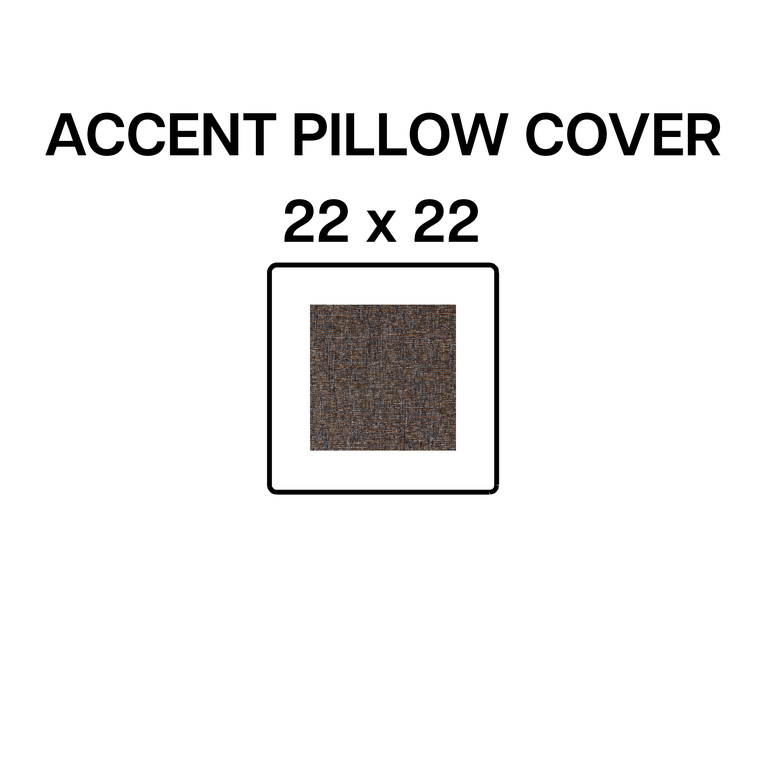 Eclipse BP 643 64 22x22 Inch Decorative Accent Pillow Cover - Soft & Stylish Throw Pillow Case for Couch, Bedroom, Living Room, Sofa Decor