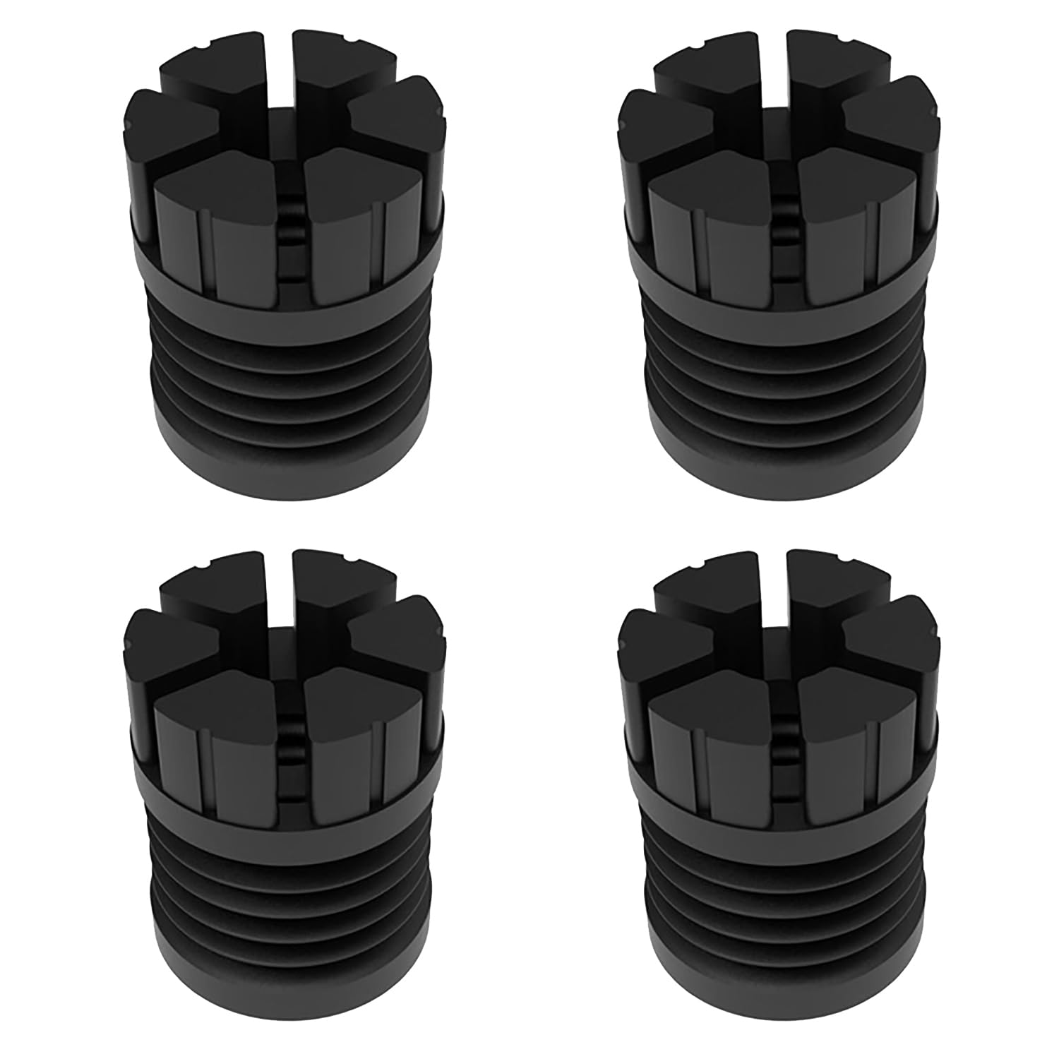 4PCS Upgraded Anti Vibration Feet Kit for Bambu Lab X1/X1C/P1P/P1S 3D Printers - Anti-Slip Shock Absorbing Pads Reduce Vibration & Improve Print Quality - Perfect for Home, Office & Workshop 3D Printing Environments