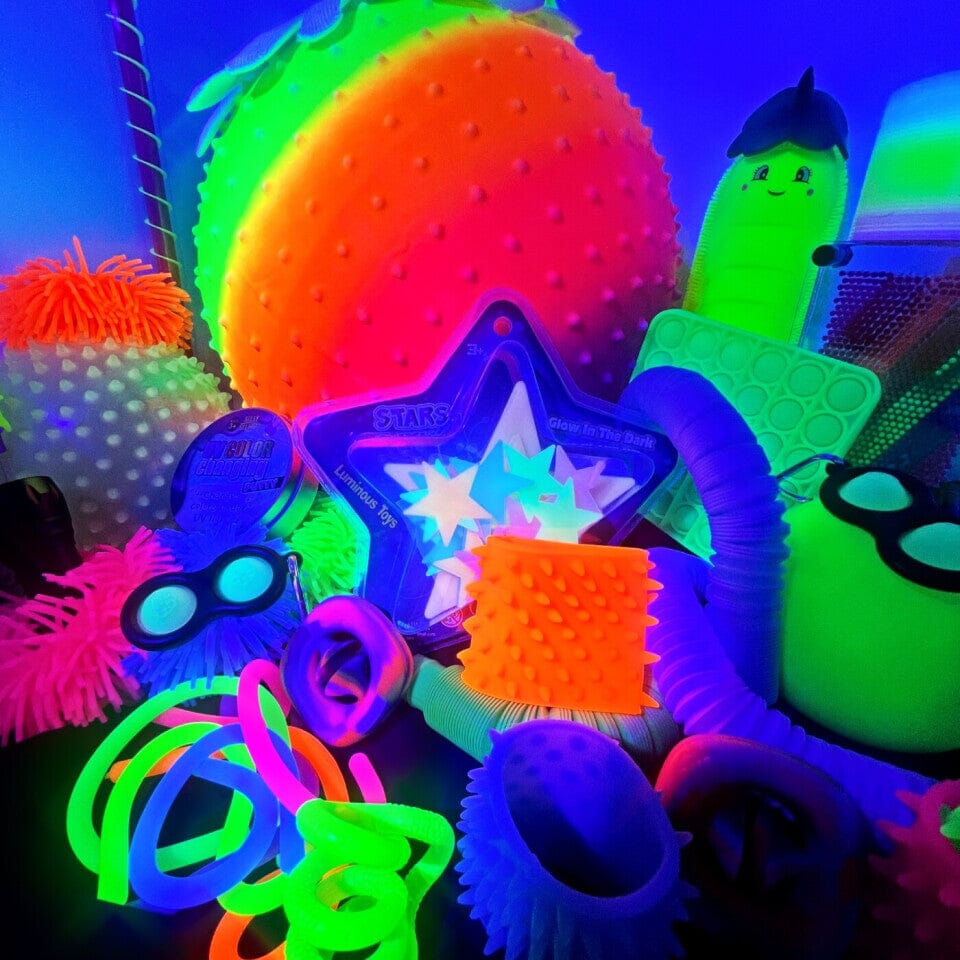 Glowscape Sensory Kit for Kids - Calming Light & Tactile Toys for Autism, ADHD, Stress Relief - Perfect for Relaxation, Therapy & Sensory Play at Home or School