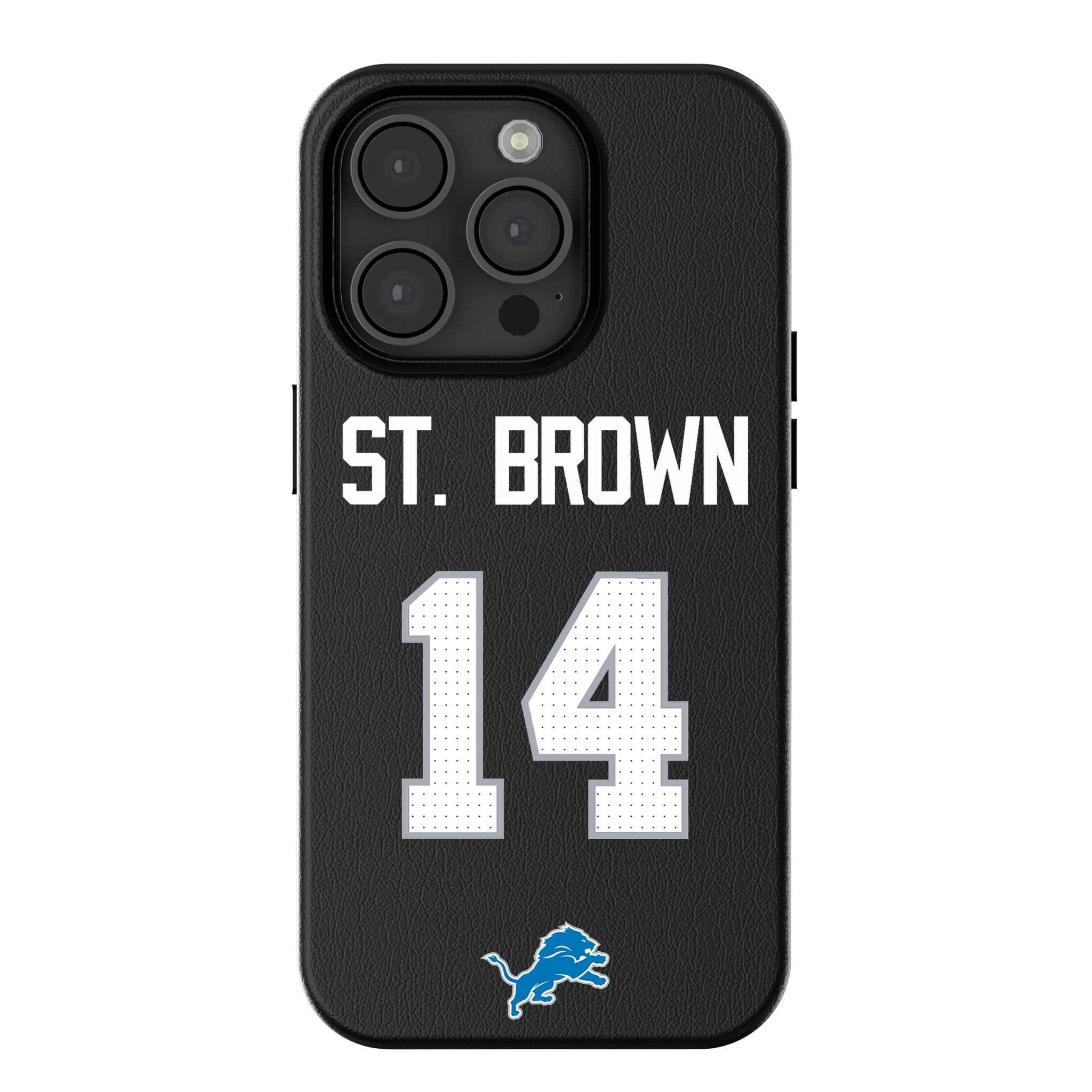 Amon Ra St. Brown Detroit Lions 14 MagSafe Compatible iPhone Case for Apple iPhone 12/13/14 Pro Max - Perfect for Football Fans & Game Day Support