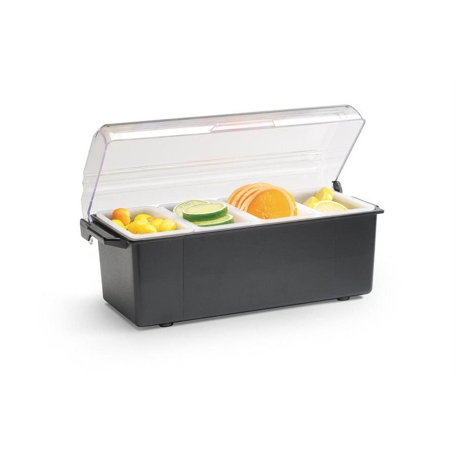 Vollrath 4-Compartment Condiment Holder - Brown, 12