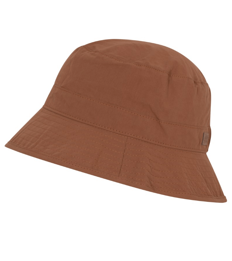 Stylish Leather Brown Bucket Sun Hat for Women - UV Protection Wide Brim Summer Beach Hat | Perfect for Outdoor Activities, Vacations & Fashion Accessories