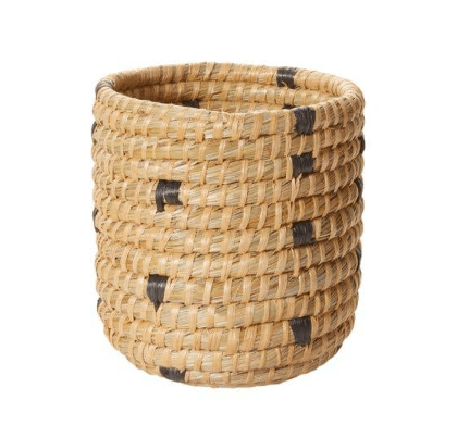 Handwoven Woven Basket - Natural Fiber Storage Basket for Home Decor, Organizing, and Laundry - Perfect for Living Room, Bedroom, or Bathroom Storage