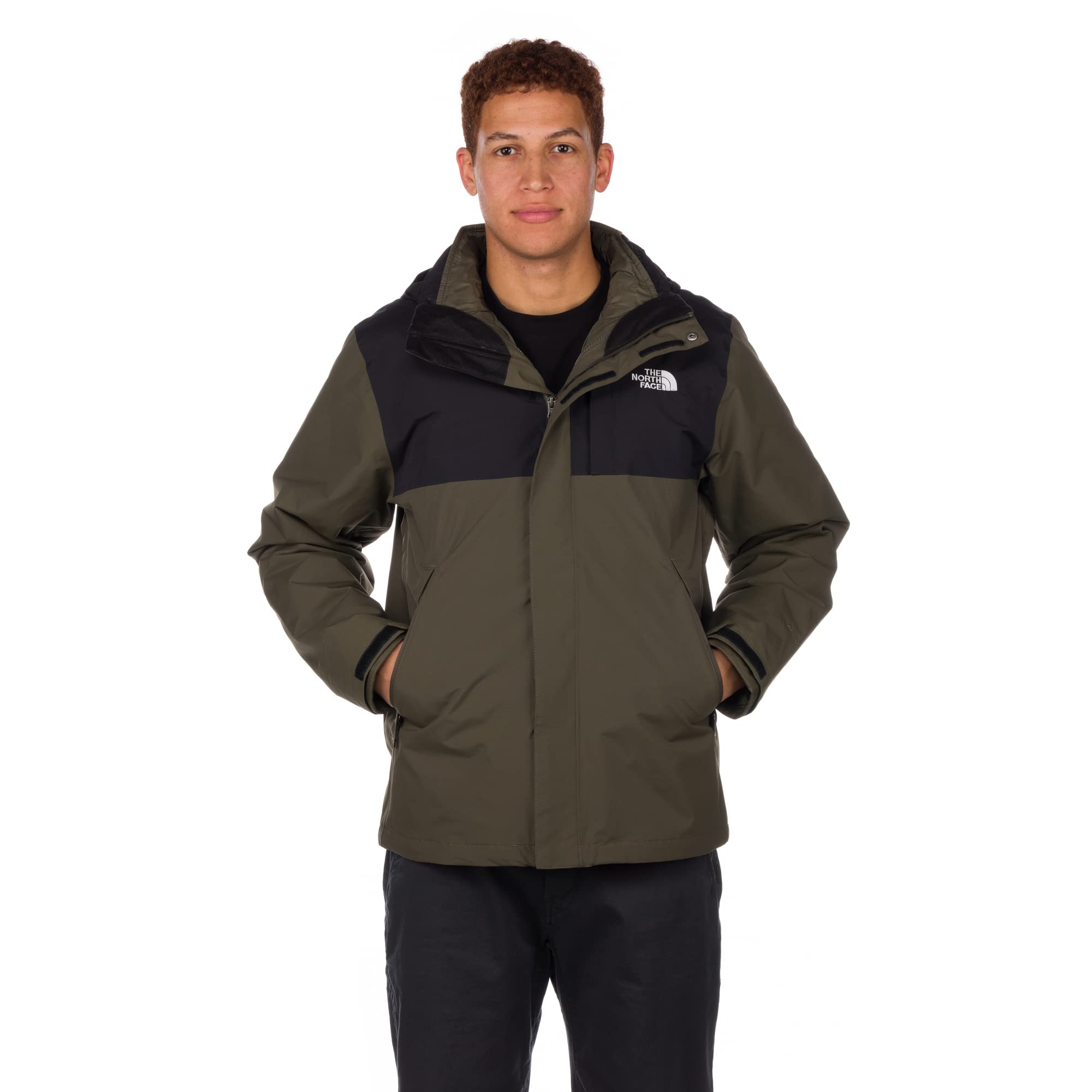 THE NORTH FACE Lone Peak Triclimate 2 Jacket for Men - Waterproof Windproof 3-in-1 Hiking Jacket with Removable Fleece Liner - Perfect for Outdoor Adventures, Camping & Winter Sports