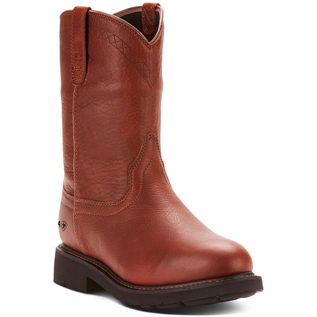 Sierra Waterproof Soft Toe Work Boots for Men - Lightweight Hiking & Outdoor Construction Shoes - Perfect for Rainy Weather, Yard Work, and Winter Walks