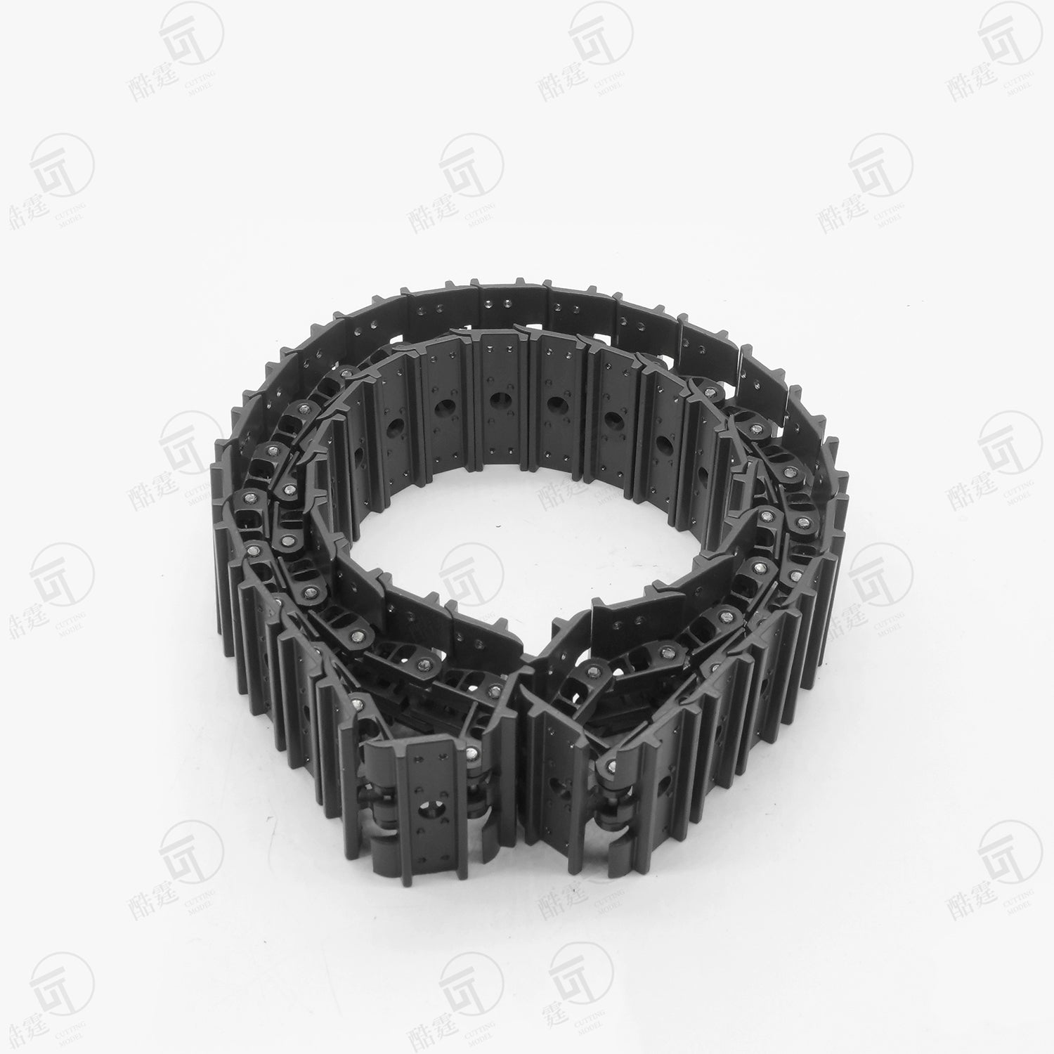 1 Pair Metal Tracks 35MM & 50MM for JDM 208 1/14 LR920 LR914 Hydraulic RC Excavator - Durable Radio Controlled Digger DIY Model Accessories - Perfect for Construction Simulation & RC Hobby Projects
