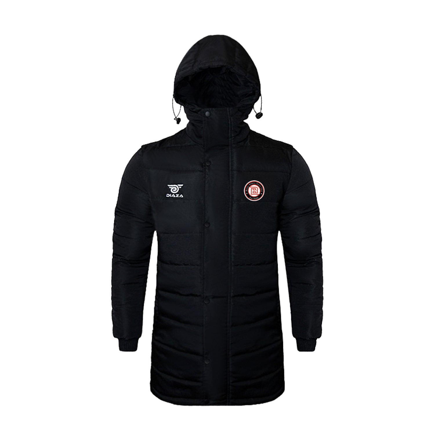 Boston Athletic Soccer Polar Winter Jacket - Men's Insulated Waterproof Windproof Cold Weather Coat for Outdoor Sports & Training - Perfect for Soccer Matches, Winter Running, and Hiking